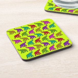 Elephant Walk Muster Fliesen Design Untersetzer
