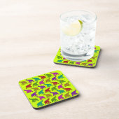 Elephant Walk Muster Fliesen Design Untersetzer (Rechte Seite)