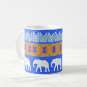 Elephant Walk Muster Kaffeetasse (Vorderseite Links)
