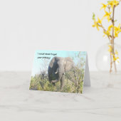 ELEPHANT WALKING TO KAMERA KARTE (Gelbe Blume)