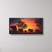 Elephant Wall Art Leinwand (Vorderseite)
