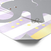 Elephant Wall Art Poster (Ecke)