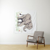 Elephant Wandteppich (Beispiel (Horizontal))