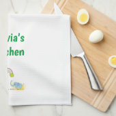 Elephant Water Color Kitchen Handtuch (Viertel Falte)