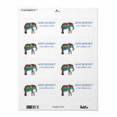 Elephant Watercolor Art (Vorne)