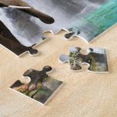 Elephant Waterfall 2 Easy Brain Art Puzzle Foto (Seite)