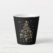 Elephant Weihnachtsbaum bedeckt durch Blitzlicht Milchtasse (Vorderseite)