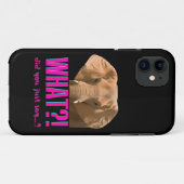 Elephant What Did You Just Say? Case-Mate iPhone Hülle (Rückseite (Horizontal))