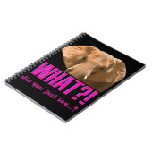 Elephant What Did You Just Say? Notizblock (Linke Seite)