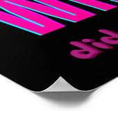 Elephant What Did You Just Say? Poster (Ecke)