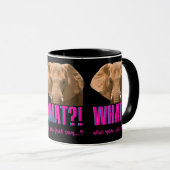Elephant What Did You Just Say? Tasse (VorderseiteRechts)