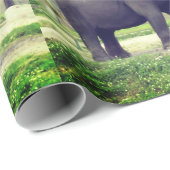 Elephant Wild One Birthday Pattern Art Geschenkpapier (Rolleneckpunkt)