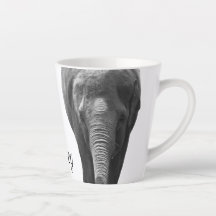 Elephant Wildlife Art Personalisiert Name Tier