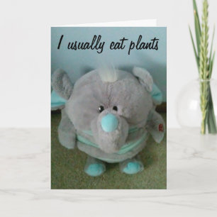 ELEPHANT WILL "BIRTHDAY CAKE" KARTE