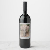 Elephant Wine Label Weinetikett (Vorderseite)