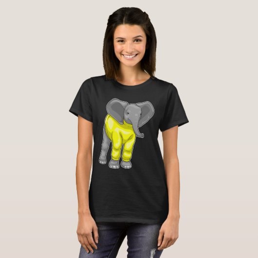 Elephant Winter T-Shirt (Vorne ganz)