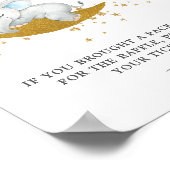 Elephant, wir sind über dem Mondschiff Poster (Ecke)