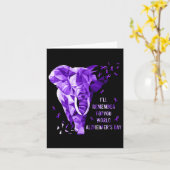 Elephant wird sich für Sie Welt Heimerheimer Karte (Gelbe Blume)