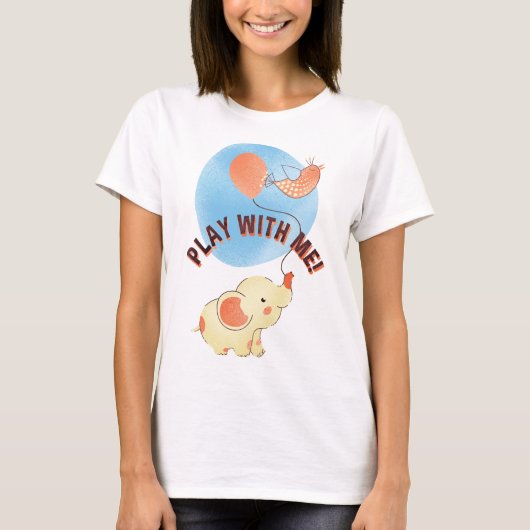 elephant with balloon T-Shirt (Vorderseite)