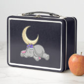 Elephant with Moon Metall Brotdose (Beispiel)
