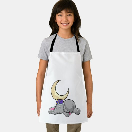 Elephant with Moon Schürze (Insitu)