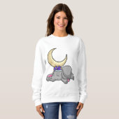 Elephant with Moon Sweatshirt (Vorne ganz)