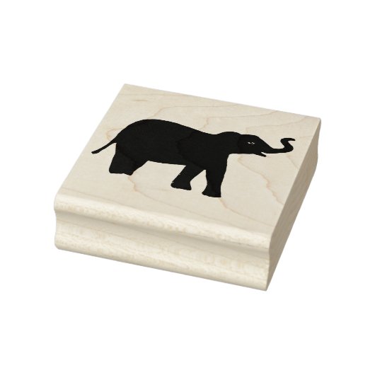 Elephant Wood Art Briefmarke Gummistempel (Stempel)