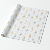 Elephant Wrapping Paper (Blue Personalisierte) Sto Geschenkpapier (Ungerollt)