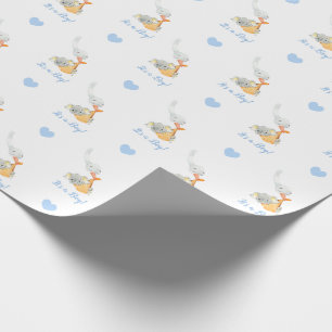 Elephant Wrapping Paper (Blue Personalisierte) Sto Geschenkpapier