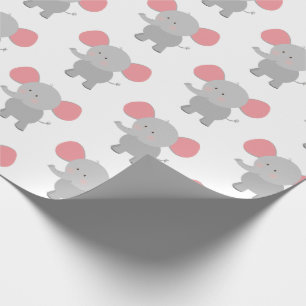 Elephant Wrapping Paper Boy Girl Geschenkpapier