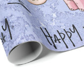 Elephant Wrapping Paper Geschenkpapier (Rolleneckpunkt)