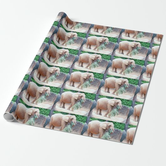 Elephant Wrapping Paper Geschenkpapier (Ungerollt)