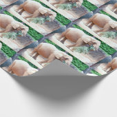 Elephant Wrapping Paper Geschenkpapier (Ecke)