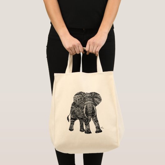 Elephantastic Lebensmittelgeschäft-Tasche Tragetasche (Vorderseite (Produkt))