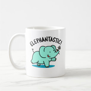 Elephantastischer, lustiger Elefantenpuff Kaffeetasse