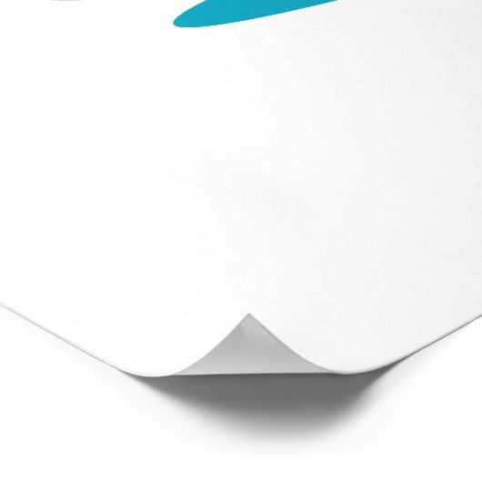 Elephantastischer, lustiger Elefantenpuff Poster (Ecke)