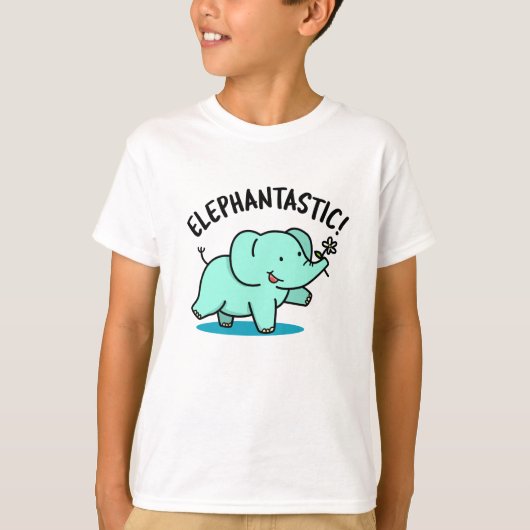 Elephantastischer, lustiger Elefantenpuff T-Shirt (Vorderseite)