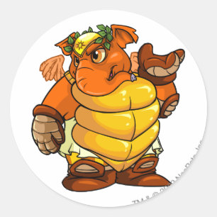 Elephante Altador Player Runder Aufkleber