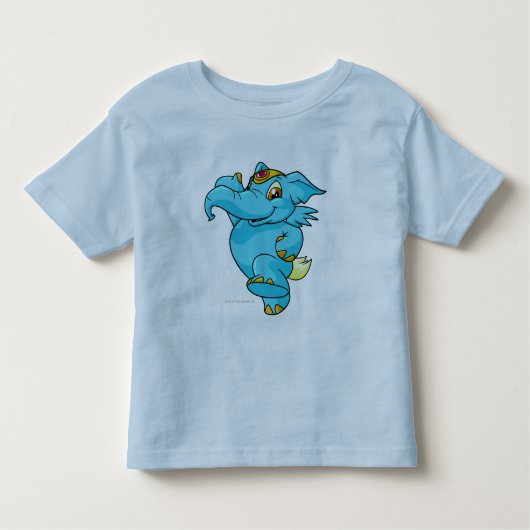 Elephante Blau Kleinkind T-shirt (Vorderseite)