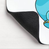 Elephante Blau Mousepad (Ecke)