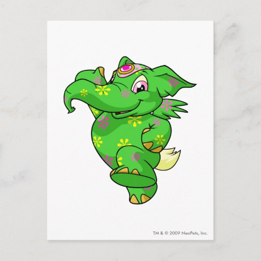 Elephante Disco Postkarte (Vorderseite)