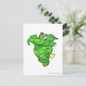 Elephante Disco Postkarte (Stehend Vorderseite)