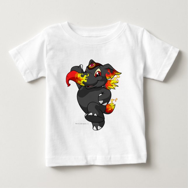 Elephante Feuer Baby T-shirt (Vorderseite)
