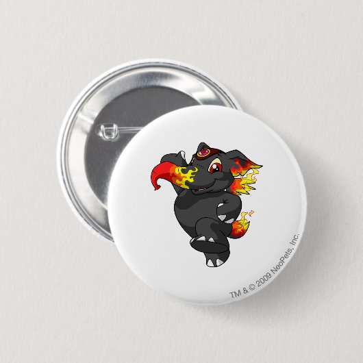 Elephante Feuer Button (Vorne & Hinten)