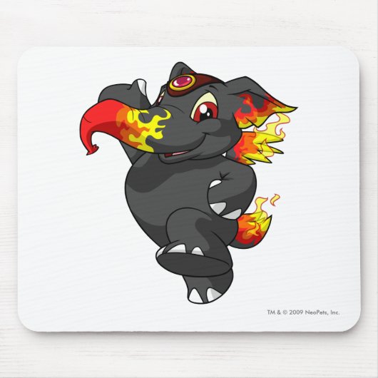 Elephante Feuer Mousepad (Vorne)