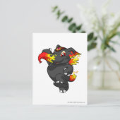 Elephante Feuer Postkarte (Stehend Vorderseite)