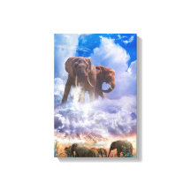 ELEPHANTE GEBIETE DES Kilimanjaro