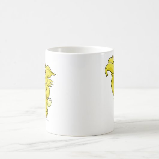 Elephante Gelb Kaffeetasse (Mittel)