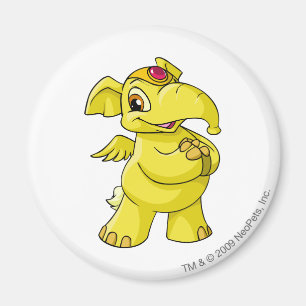 Elephante Gelb Magnet