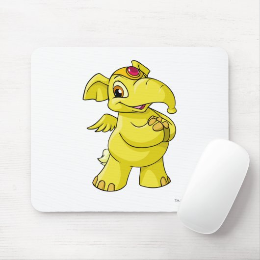 Elephante Gelb Mousepad (Mit Mouse)